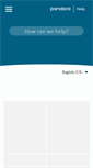 Mobile Screenshot of help.pandora.com
